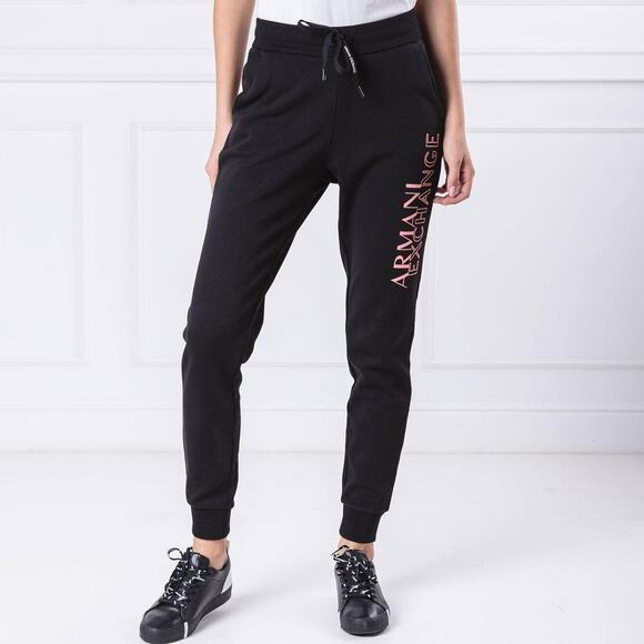ARMANI EXCHANGE A|E Women's Sweatpants Joggers Logo Letters Pants Size Small EUC - Picture 1 of 16